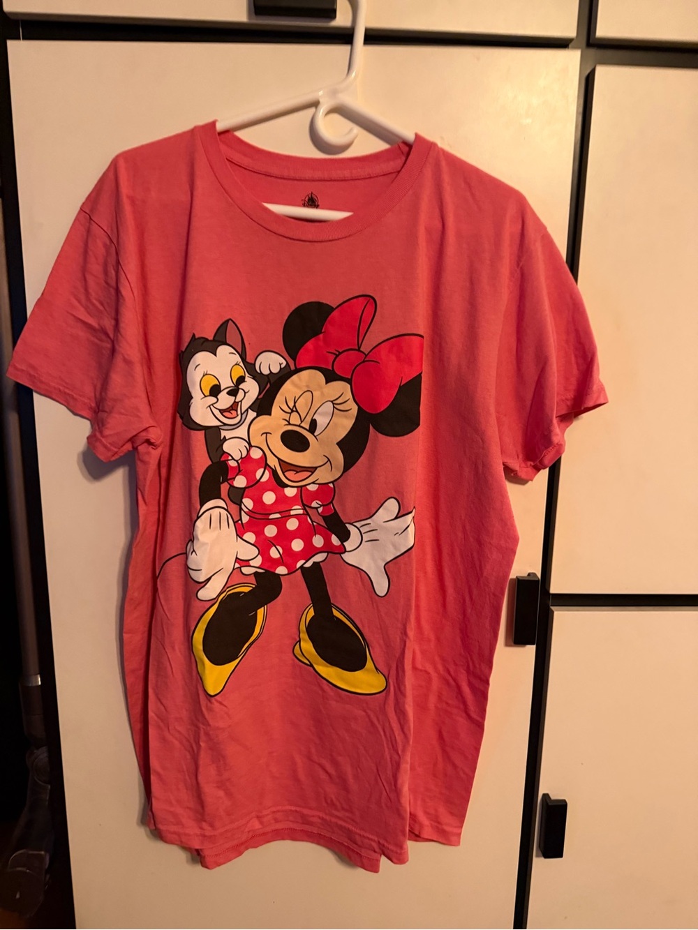 Disney Coral Pink Minnie Mouse Graphic Tee